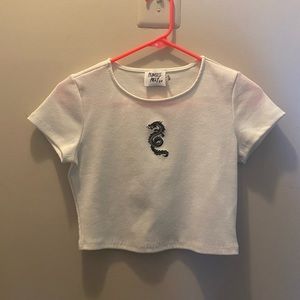 White crop top from Princess Polly. Size 6